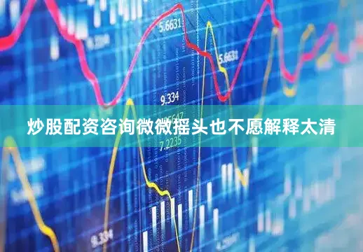 炒股配资咨询微微摇头也不愿解释太清