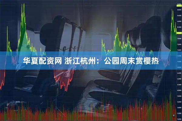 华夏配资网 浙江杭州：公园周末赏樱热